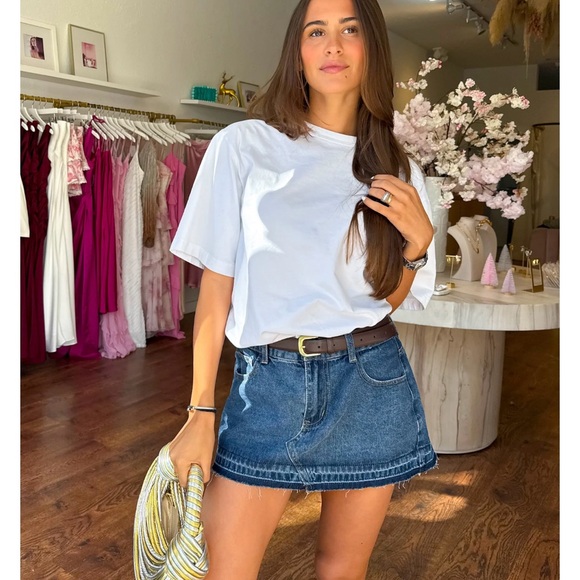 Dresses & Skirts - Boutique Denim Skirt NWT